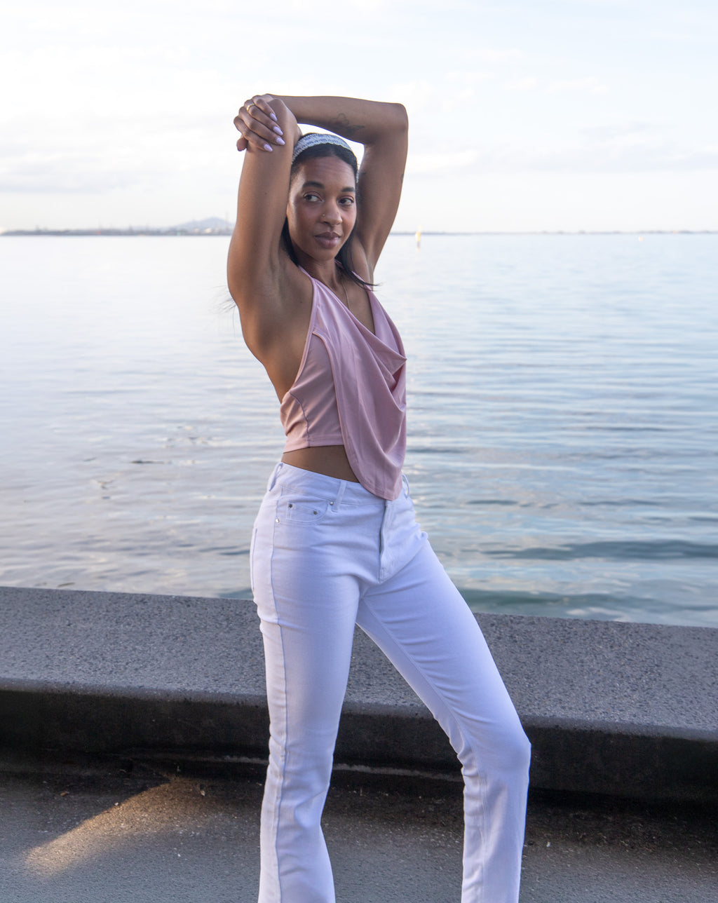 Signature Bootcut Jeans - White