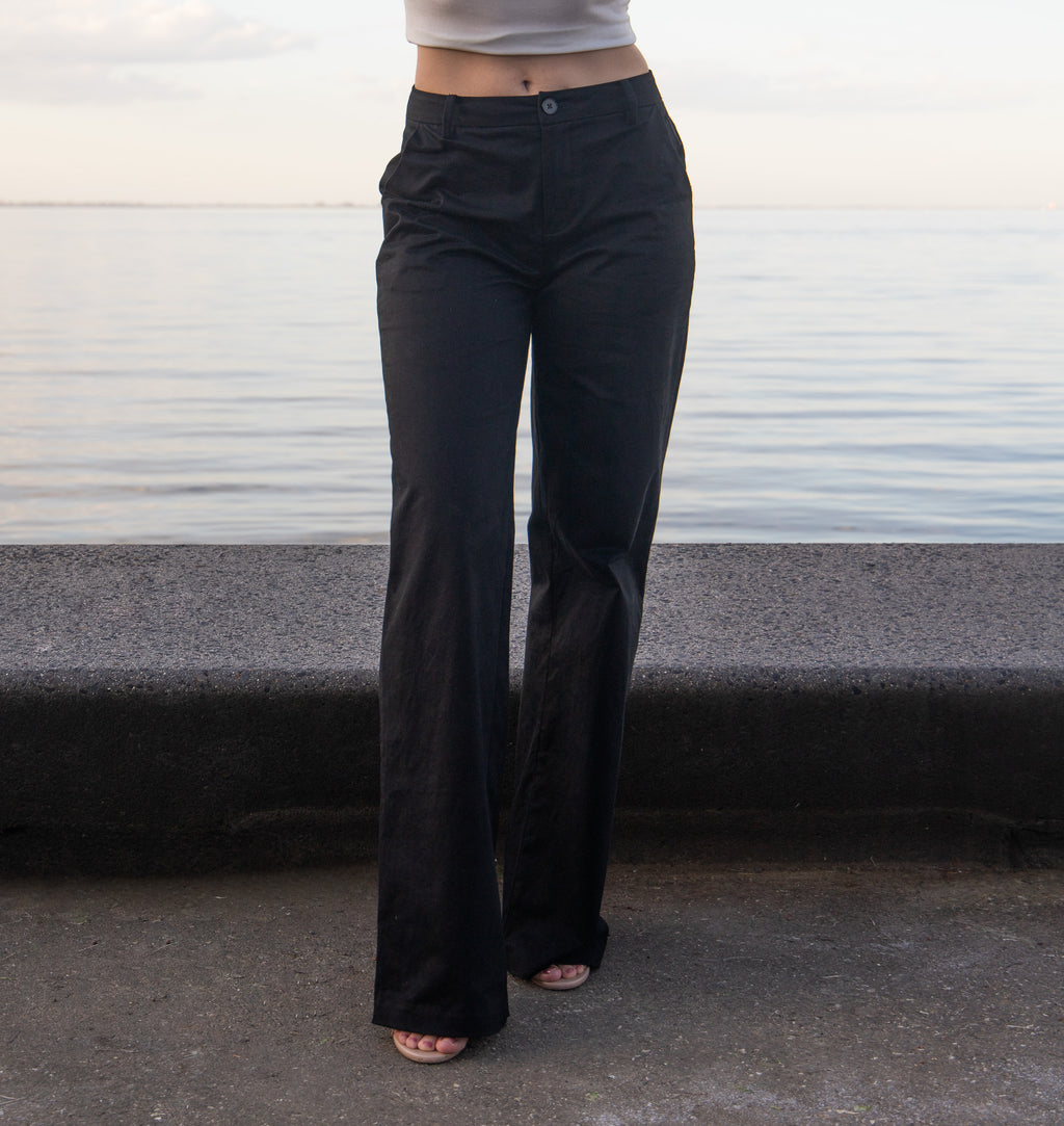 Signature Tailored Pants - Black